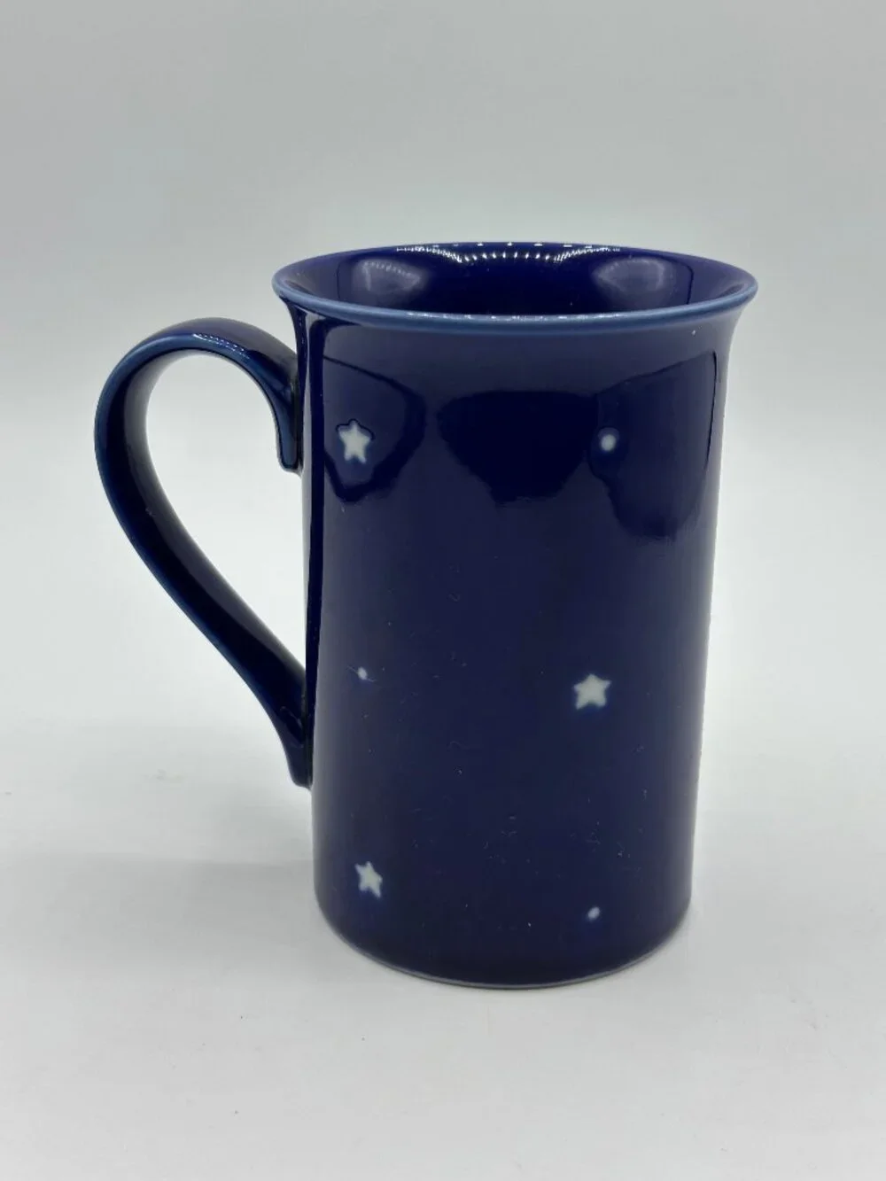 Pier 1 Celestial Sun Cobalt Blue Coffee Cup
